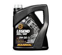 5 Liter MANNOL 0W-30 | Aceite de motor bisintético para motores de gasolina y diésel, turbo y boquilla de bomba, BMW Longlife-04