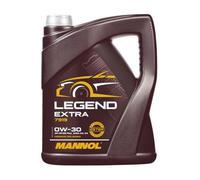 5 Liter MANNOL 0W-30 LEGEND EXTRA compatible con BMW Longlife-12 FE, MB 229.61, PSA B71 2290, PSA B71 2312, Ford WSS-M2C950-A