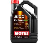 5 Litros Aceite Motor Coche 8100 X-Clean Efe 5w-30 MOTUL 100% Óptica Acea C2/C3