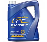 5 Litros MANNOL Favorit 15W-50 API SL CF CF-4 Aceite De Motor 15W50