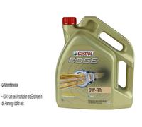 5 Litros Original Castrol ACEITE MOTOR EDGE 0W-30 Aceite De Motor