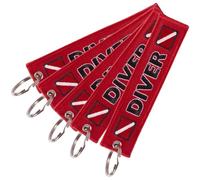 5 Llaveros Ligeros con Insignia De Buceo, Bordados, con Símbolo De Buceo, Buceadores.