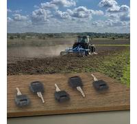 5 llaves de encendido 1964831C2 para modelos de tractor topadora 3394 4494 5120 5130, para CPX420 CPX610 CPX620 2555 y 1840 1845C Skid