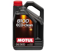 5 Lt Motul 8100 Eco-Clean 0W30 Aceite De Motor 100% Sintético Acea C2 Api Sn