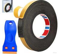 5 M, 3 Mm X 10 Mm,Foam Sealing Tape, Ideal as Thermal Insulation Tape, Cinta Selladora Autoadhesiva, Junta De Espuma Resistente a Altas Temperaturas, Para Placa De Cocción Para Sellar E Aislar