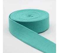 5 m Correa de algodón Pesado Grueso Aqua (62) 3 cm