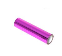 5 M x 1 rollo de papel aluminio activado por calor Color verde diamante, rollos for estampado en caliente, transferencia holográfica(Purple)