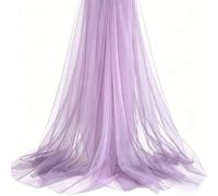 5 m x 160 cm de tela de tul suave, rollo de tul, cinta de tul, decoración de mesa, tela de organza, tela de malla, tela decorativa para arbor, boda, arco, ceremonia, vestido, falda de tul, velo