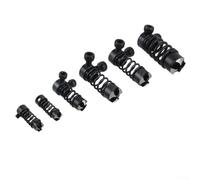 5-m6 torno flauta tornillo grifo gadget funcionamiento recto. M35 Hss Tapping chaflán para biselar cabeza negra M2 máquina roscado para -go (6 piezas)