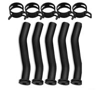 5 mangueras de vacío resistentes al aceite compatibles con 596163, se adapta a cortacéspedes Craftsman YT4000 YTH24v48 D140 D170, tubo de línea predoblado para pequeñas (tubo de aceite)