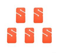 5 marcadores de línea triangulares subacuáticos para buceo técnico y navegación de cuevas (rectángulo naranja)