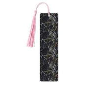 5 marcapáginas de madera con estampado de mármol de colores para hombres y mujeres, marcapáginas geniales para leer los amantes de los libros