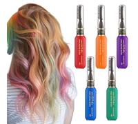 5 máscaras de pelo para niñas, extracción de hierbas, fórmula soluble en agua, fácil de colorear, adecuada para carnaval, Halloween, juegos de rol, fiestas, etc. (5 colores)