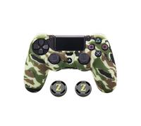 5 máscaras de silicona para la cubierta del control de Sony Ps4 Slim/Pro, carcasa protectora para la PS4 inalámbrica.