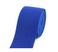 Rodsah 5 Metros de Bandas elásticas de 6 cm de Ancho y 1,8 mm de Grosor, Banda de Goma para Coser Pantalones, cinturón, Ropa, Accesorios de Costura de Punto,Azul Real,60mm