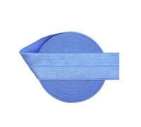 5 Metros de Cinta Elástica Plegada Nylon Suave Ancha 25mm para Gomas de Pelo, Lencería y Vestidos, Ancho 25mm