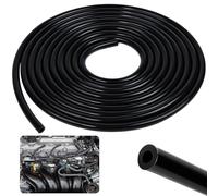 5 Metros Manguera de Vacío de Silicona, Negras Tubo Vacio Silicona, Manguera de Vacio Automoción Alta Temperatura, Manguera de Silicona para Aire, Agua, Turbinas (ID 5mm, OD 10mm)