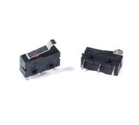 5 microinterruptores de 2/3 pines, NO/NC, miniinterruptor de límite, 5 A, 250 V CA, KW11-3Z, palanca de arco de rodillo, acción rápida, microinterruptores de empuje.(WHITE)