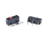 5 microinterruptores de 2/3 pines, NO/NC, miniinterruptor de límite, 5 A, 250 V CA, KW11-3Z, palanca de arco de rodillo, acción rápida, microinterruptores de empuje.(Brown)