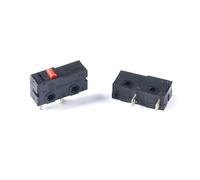 5 microinterruptores de 2/3 pines, NO/NC, miniinterruptor de límite, 5 A, 250 V CA, KW11-3Z, palanca de arco de rodillo, acción rápida, microinterruptores de empuje.(Black)