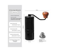 (5 Mill Core) NUOVO macinacaffè manuale per caffè in grani da 7/5 core, macinacaffè per caffè espresso,