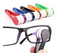 5 mini gafas de sol para gafas de sol, de microfibra, cepillo limpiador de gafas, cepillo de limpieza de gafas, cepillo de limpieza portátil, magnético