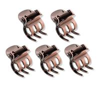 5 mini pinzas de metal para el pelo para mujer, mini pinzas de metal para el cabello, pinza de bronce para flequillo lateral, herramienta de peinado para el cabello, accesorios para el cabello para