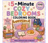 5-Minute Cozy Bedrooms Coloring Book: 5-Minute Cozy Bedrooms Coloring Book (5-Minute Coloring Book)