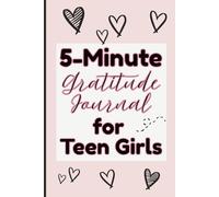 5-Minute Gratitude Journal for Teen Girls: Pink Aesthetic Guided Self-Love Notebook Prompts for Mindfulness and Mindset Growth | 6 x 9" Inches, 120 Pages, Cute Gifts for Tweens & Teenagers