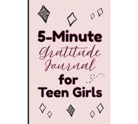 5-Minute Gratitude Journal for Teen Girls: Pink Simple Guided Self-Love Notebook Prompts for Wellness and Mindset Growth | 6 x 9" Inches, 120 Pages, Cute Gifts for Tweens & Teenagers by Bluw Tuwips
