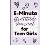 5-Minute Gratitude Journal for Teen Girls: Purple Simple Guided Self-Love Notebook Prompts for Mindfulness and Positivity | 6 x 9" Inches, 120 Pages, Cute Gifts for Tweens & Teenagers