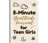 5-Minute Gratitude Journal for Teen Girls: Yellow Aesthetic Guided Self-Love Notebook Prompts for Mindfulness and Positivity | 6 x 9" Inches, 120 Pages , Cute Gifts for Tweens & Teenagers