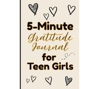 5-Minute Gratitude Journal for Teen Girls: Yellow Aesthetic Guided Self-Love Notebook Prompts for Positivity and Mindset Growth | 6 x 9" Inches, 120 Pages, Cute Gifts for Tweens & Teenagers