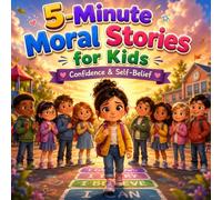 5-Minute Moral Stories for Kids: Confidence & Self-Belief: Confidence Building Stories for Kids About Courage, Anxiety, Growth Mindset, and Self-Esteem