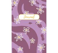 5 minutes pour moi - Journal violet fleuri: carnet, journaling