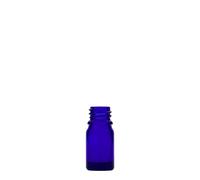 5 ml frasco de medicina, vidrio, azul real, boca: DIN 18