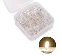 5 mm LED Diodos, 80 Piezas Luz Blanca Cálida Diodos LED