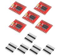 5 módulos de accionamiento de motor CC TB6612FNG 1.2A pico 3.2A compatible con DRV8833 mejor que L298N