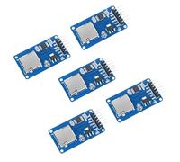 5 módulos de lector de tarjetas micro SD/TF con una interfaz SPI de 6 pines y módulo de controlador que incorpora conversión de nivel de chip compatible con Arduino UNO R3 MEGA 2560