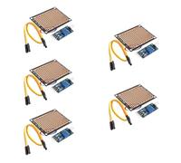 5 módulos de lluvia Raindrop Rain Sensor Controlador