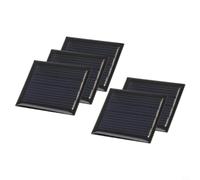 5 módulos para mini panel solar de 2 V 55 mA de alta eficiencia para luces de jardín, juguetes de energía, kits de bricolaje de 30 x 36 mm
