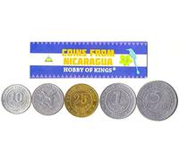 5 monedas Nicaragua de América del Sur, antiguo lote de efectivo nicaragüense coleccionable, elección perfecta para tu banco de monedas, soportes y álbum de colección