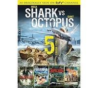 5 Movie Syfy Collection: Shark Vs Octopus / Momentum / Mega Piranha / Chupacabras / Miami Magma