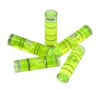5 niveles de cilíndricos - 0,95 x 3,4 cm de tubular | Juego de accesorios de nivel con construcción PMMA + ABS, pequeña herramienta de medición de nivelación, desgaste portátil, nivel