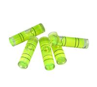 5 Niveles De Cilíndricos - Espíritu Tubular De 0,95 X 3,4 Cm | Juego De Accesorios De Nivel Con Construcción De PMMA+ABS, Herramienta De Medición De Nivelación Pequeña, Nivel De Portát