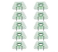 5 o 10 soportes de plástico para fresas con 4 pies fijos y diseño cuadrado para fresas, tomates, pimientos, optimización del rendimiento (10 piezas)