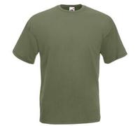 5 O 3 Pack Mens Fruit of the Loom 100%Algodón Camisetas Liso Camisetas Top