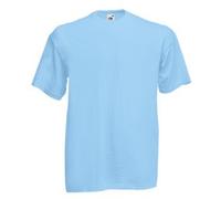 5 O 3 Pack Mens Fruit of the Loom 100%Algodón Camisetas Liso Camisetas Top