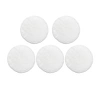 5 ovillos de lana de imitación, almohadilla de pulido, almohadilla de pulido, almohadilla de lana, almohadilla de pulido de lana, esponja de pulido de 125 mm, disco de pulido de piel de cordero