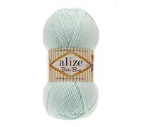5 ovillos de lana para tejer Alize Baby Best Uni, 100 g, antipilling, turco